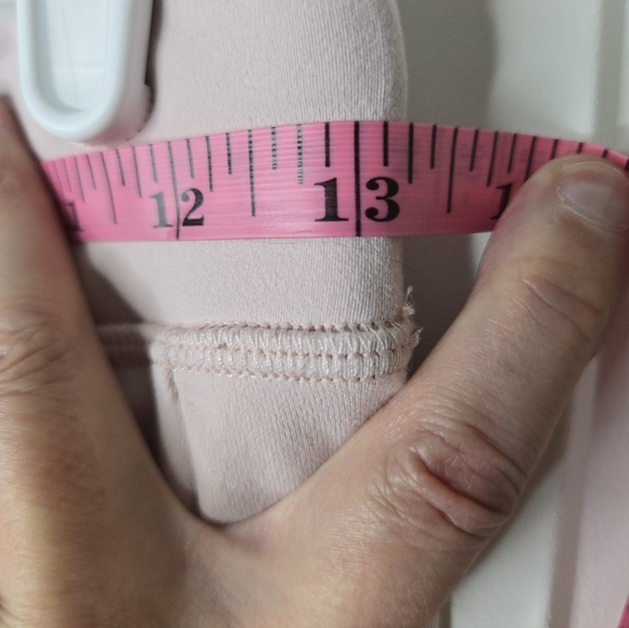 30. Alo Yoga 7/8 High-Waist Checkpoint Leggings – Light Pink – Size Small - Picture 5 of 6